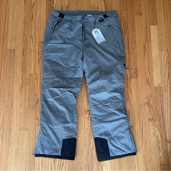 NEW Avalanche Men's Gray Ski Snow Pants AMP9804-C Size XL NWT